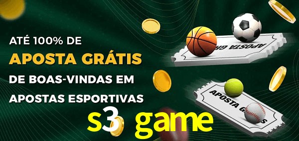 s3 game Ate 100% de Aposta Gratis