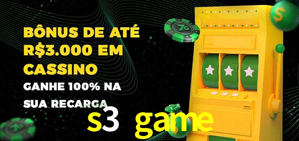s3 game melhor bônus de depósito